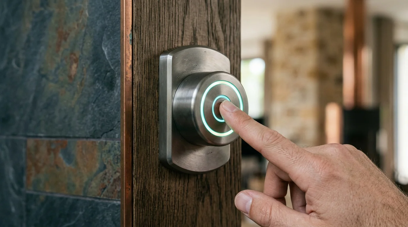 Serrure connectée smart lock à Saint-Cyr-l'École 78210 - cylindre NFC empreinte